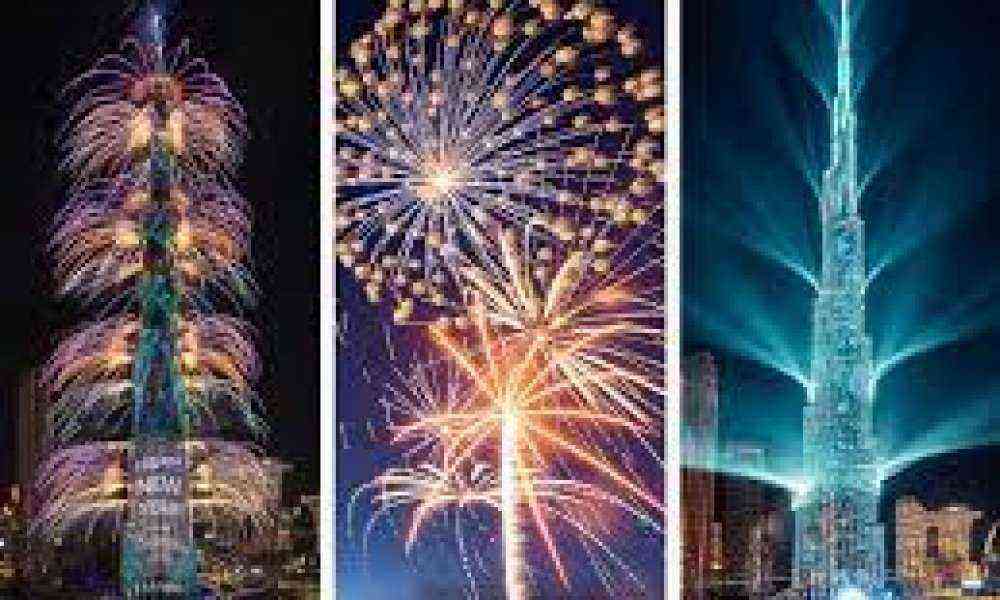 Он солигдох мөчид Бурж Халиф дээр болдог ёслолын буудлагыг үзэх ...